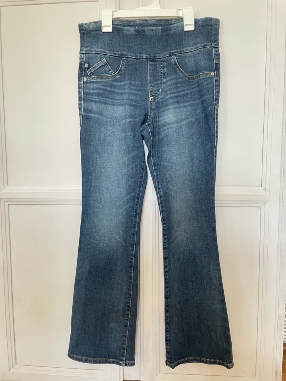 Rock & Republic Fever Pull On Jeans Womens 8S Medium Wash Stretch - Picture 3 of 8